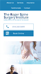 Mobile Screenshot of cervicalspinesurgeon.com